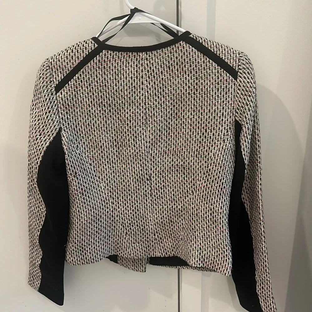 Tweed design side zip jacket - Picture 2 of 3
